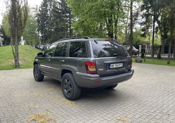 Jeep Grand Cherokee cena 29999 przebieg: 299000, rok produkcji 2002 z Warszawa małe 232